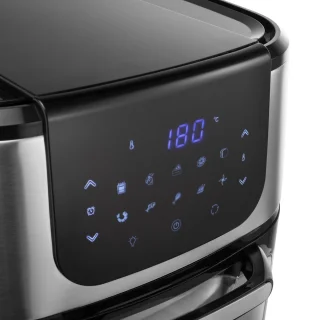 Princess Airfryer Oven DeLuxe 182075 - Heteluchtfriteuse 11L - RVS/Zwart