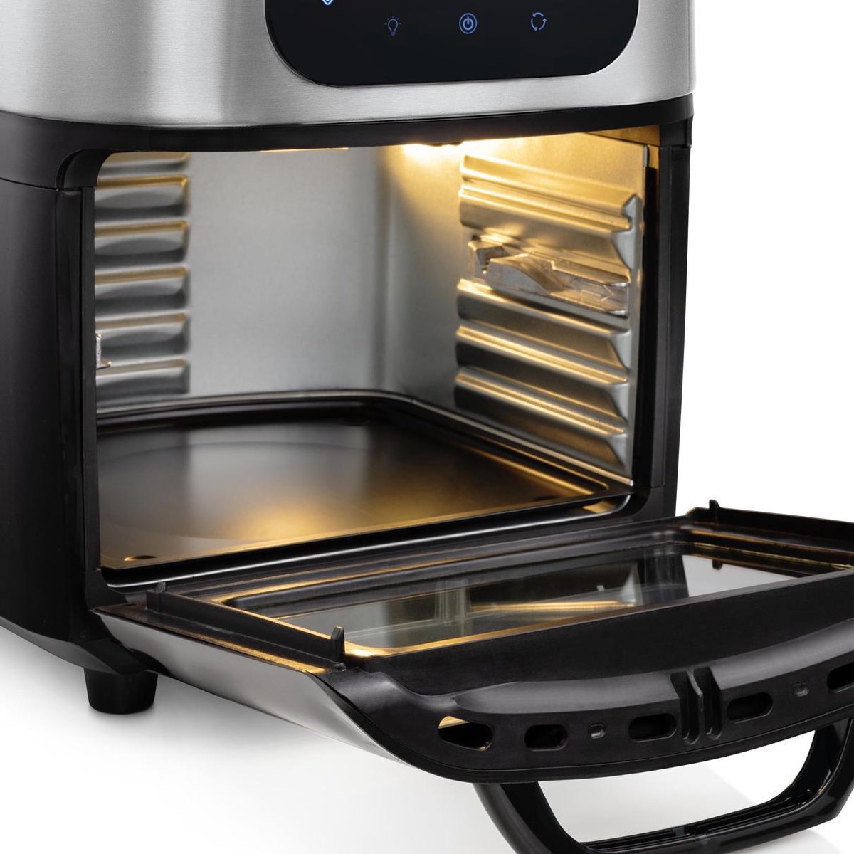 Princess Airfryer Oven DeLuxe 182075 - Heteluchtfriteuse 11L - RVS/Zwart