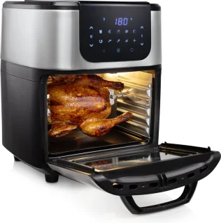 Princess Airfryer Oven DeLuxe 182075 - Heteluchtfriteuse 11L - RVS/Zwart