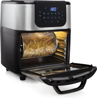 Princess Airfryer Oven DeLuxe 182075 - Heteluchtfriteuse 11L - RVS/Zwart