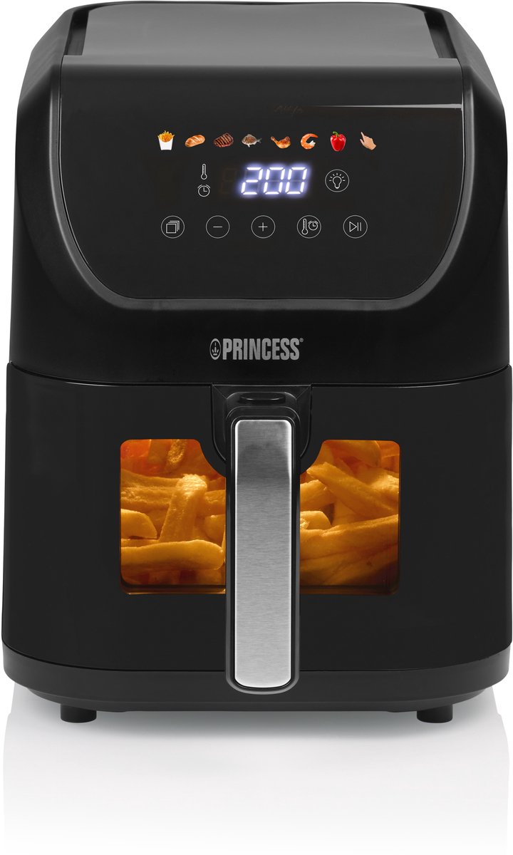 Princess Airfryer XL 182240 heteluchtfriteuse 5.5L zwart