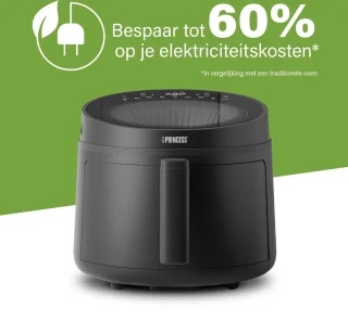 Princess Airfryer XL Cyclonic Vision 5L PFAS-vrij 182270