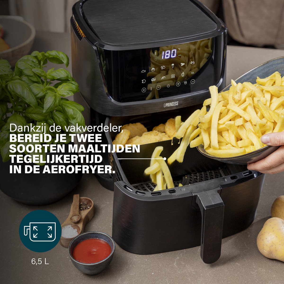 Princess Airfryer XXL 182061 - 6,5L Digital