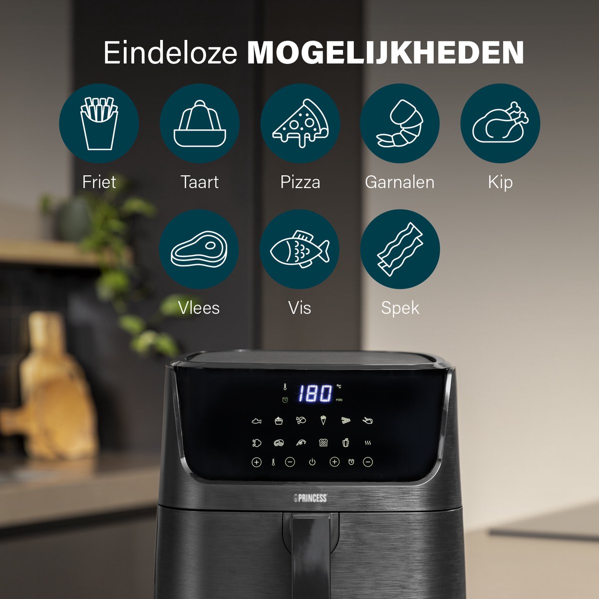 Princess Airfryer XXL 182061 - 6,5L Digital