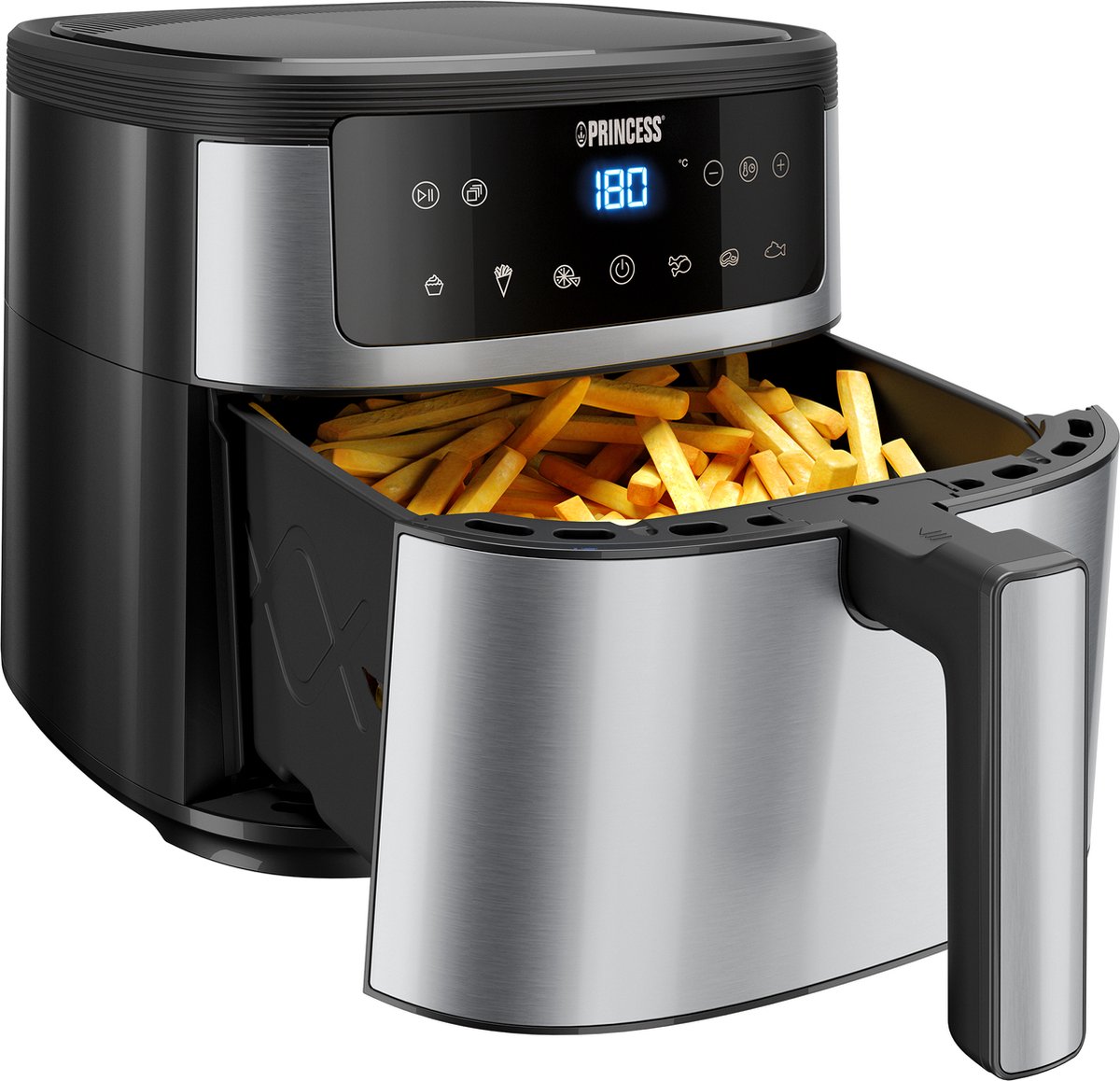 Princess Digital Airfryer 182463 6L RVS