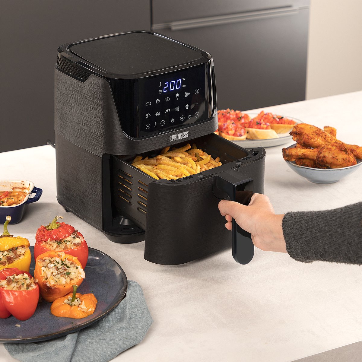 Princess Digital Airfryer XL 182024 3.5L Zwart