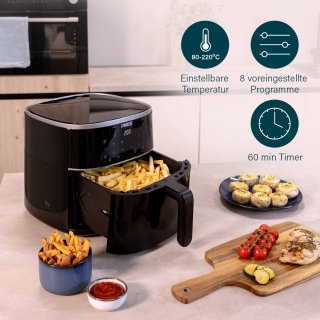 Princess Digitale Airfryer 182238 4L Zwart