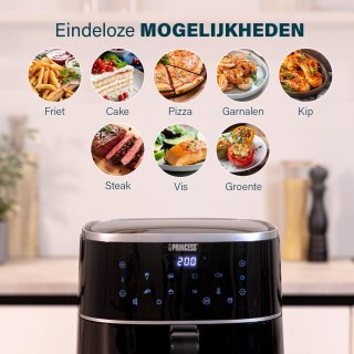 Princess Digitale Airfryer 182238 4L Zwart