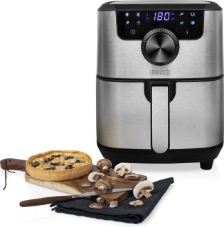 Princess Digitale Airfryer Deluxe 182033 RVS 4.5L