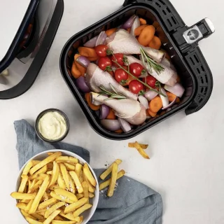 Princess Digitale Airfryer Deluxe XXL 182060 - Heteluchtfriteuse 5.5L RVS