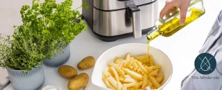 Princess Digitale Airfryer Deluxe XXL 182060 - Heteluchtfriteuse 5.5L RVS