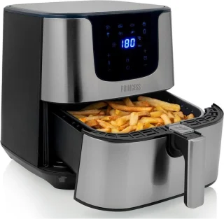 Princess Digitale Airfryer Deluxe XXL 182060 - Heteluchtfriteuse 5.5L RVS