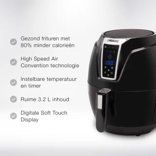 Princess Digitale Airfryer XL 182021 Zwart