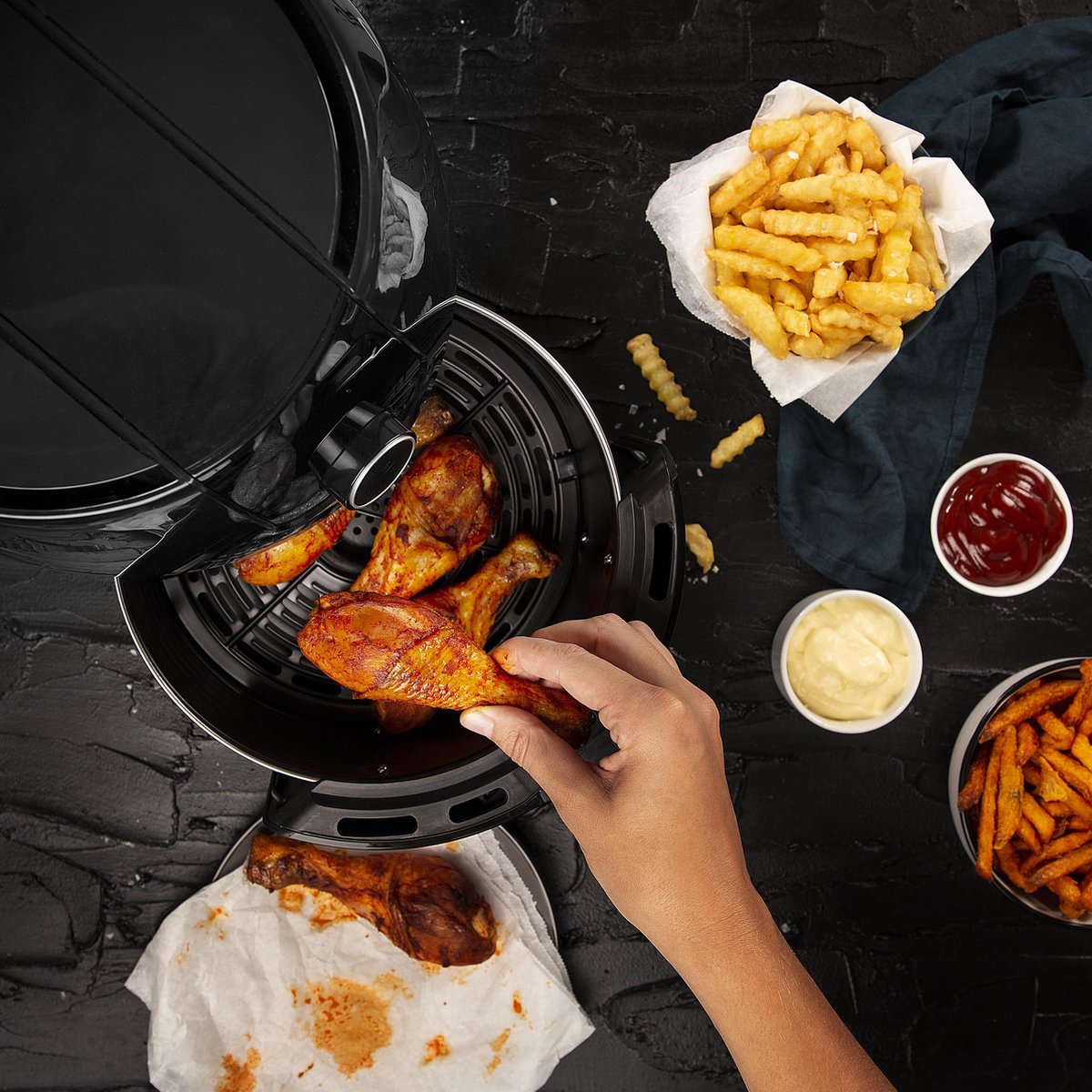 Princess Digitale Airfryer XXL 182025 4.5L Zwart