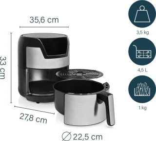 Princess Digitale Airfryer XXL 182026 4.5L RVS