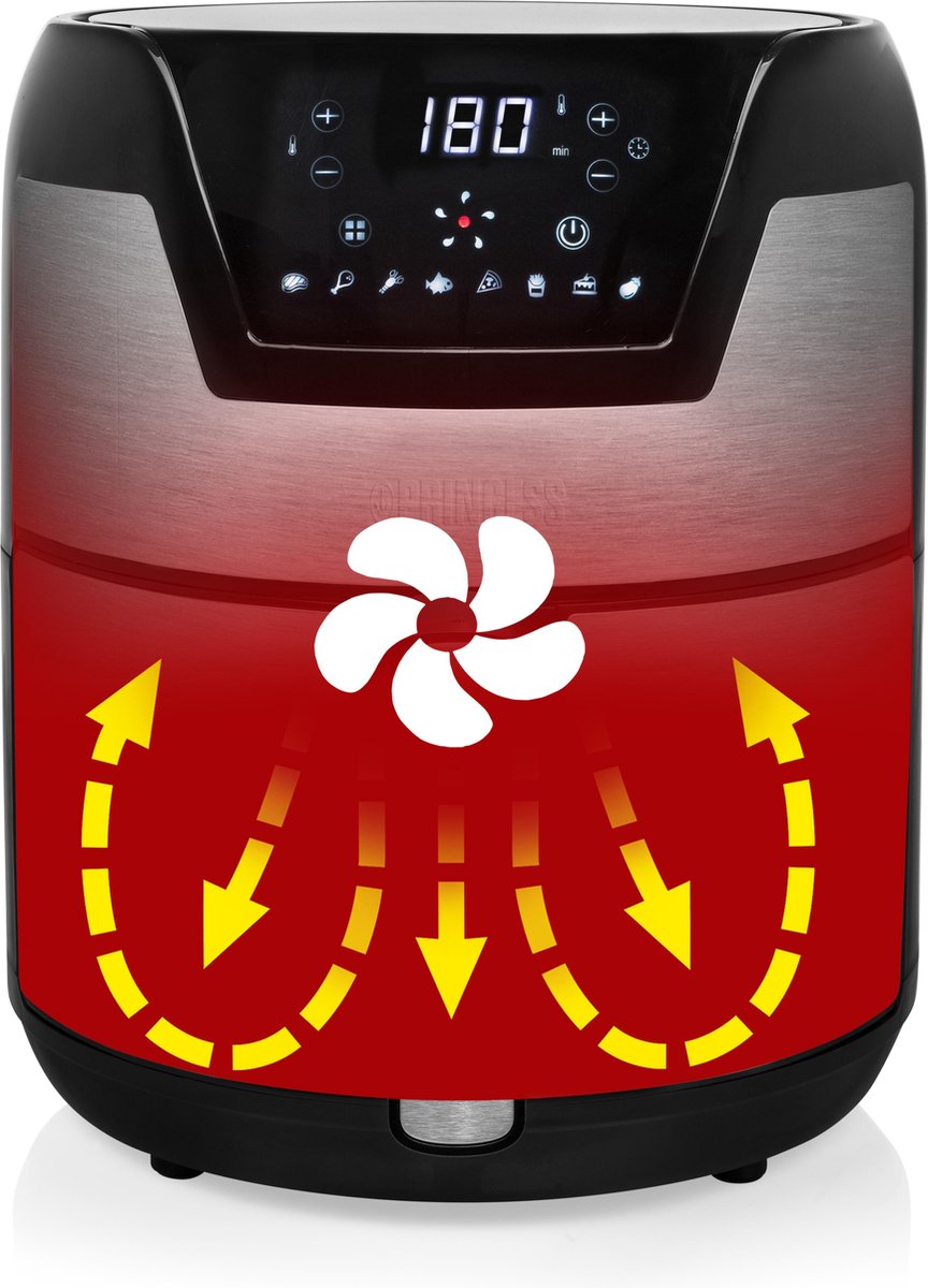 Princess Digitale Airfryer XXL 182026 4.5L RVS
