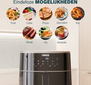 Princess Digitale Airfryer XXL 182254 - 8L - Zwart