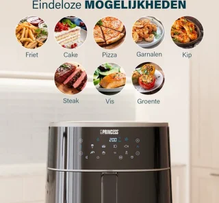 Princess Digitale Airfryer XXL 182254 - 8L - Zwart