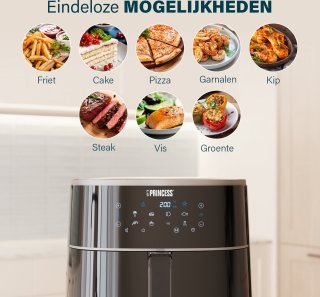 Princess Digitale Airfryer XXL 182254 - 8L - Zwart