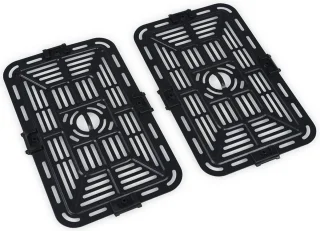 Princess Double Basket Airfryer 182068 XXL 8L Dubbele Airfryer Zwart