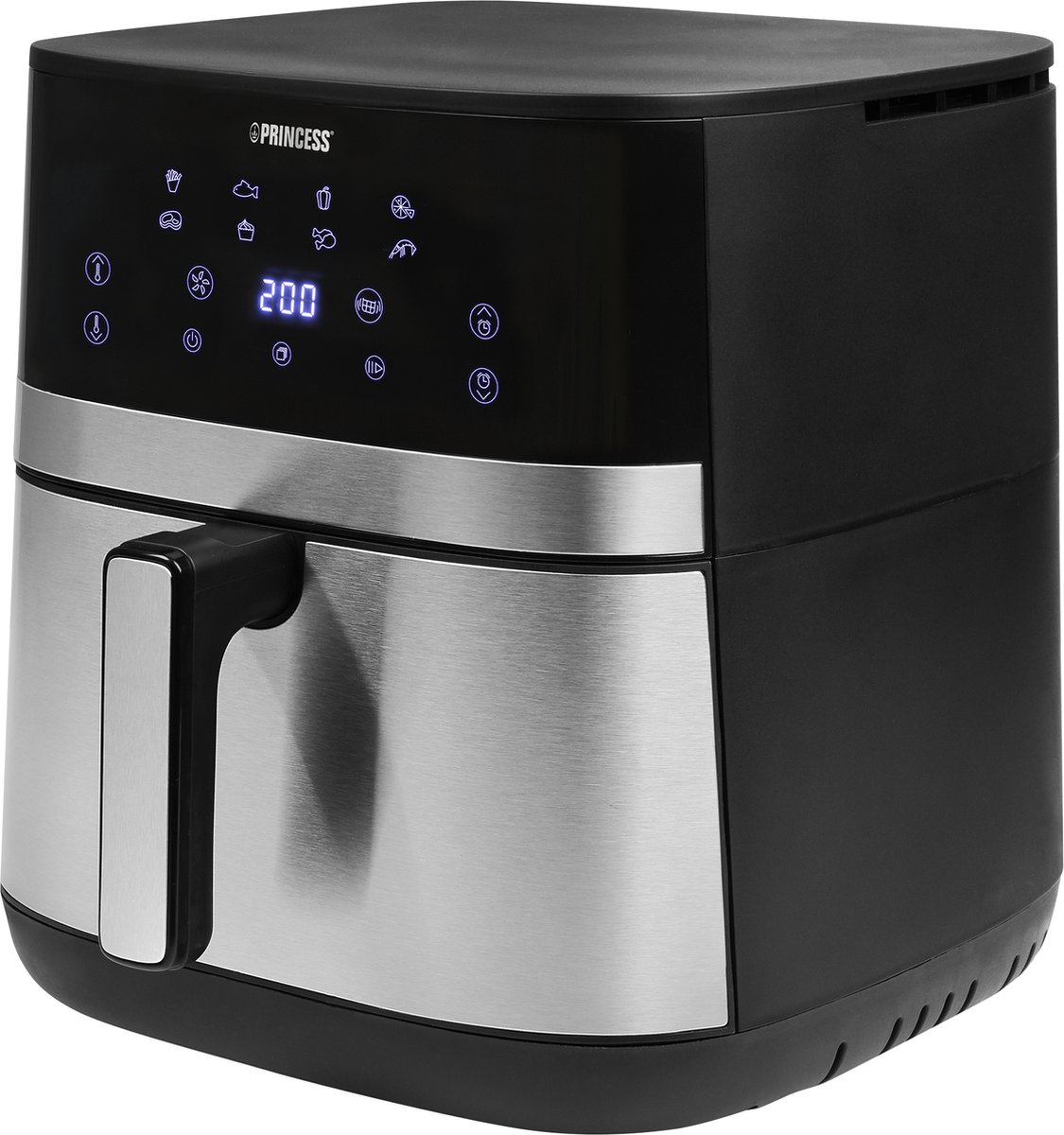 Princess DualHeat Airfryer 182474 7L 2300W Matzwart
