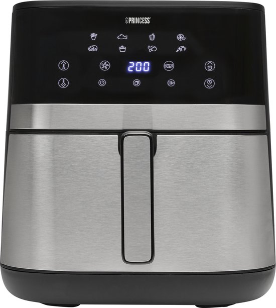 Princess DualHeat Airfryer 182474 7L 2300W Matzwart