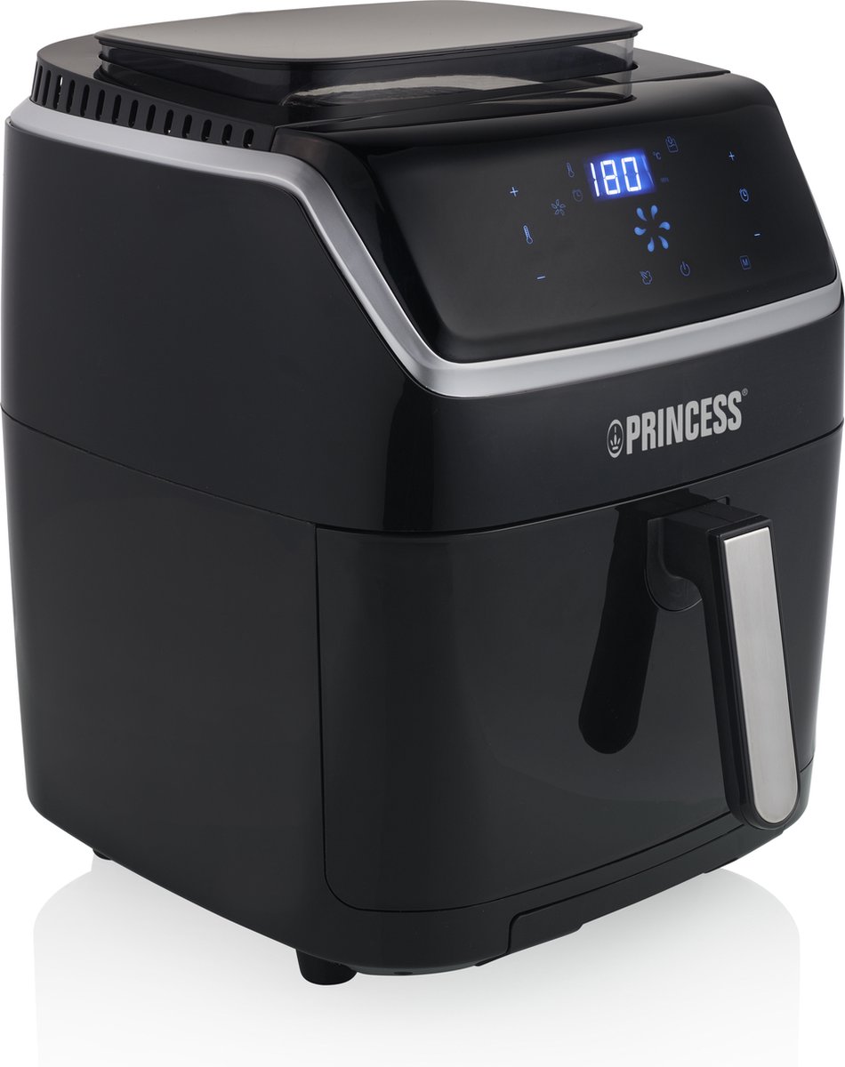 Wat vinden we goed aan de Princess Heteluchtfriteuse 182080 2-in-1 Stoomoven en Airfryer 6.5L Zwart