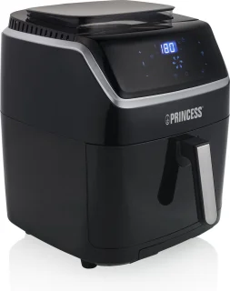 Princess Heteluchtfriteuse 182080 2-in-1 Stoomoven en Airfryer 6.5L Zwart
