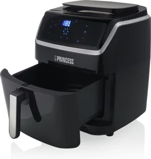 Princess Heteluchtfriteuse 182080 2-in-1 Stoomoven en Airfryer 6.5L Zwart