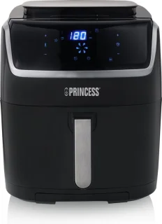 Princess Heteluchtfriteuse 182080 2-in-1 Stoomoven en Airfryer 6.5L Zwart