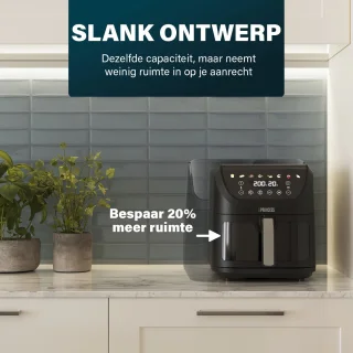 Princess SlimFry Airfryer 182257 8L digitaal touchscreen