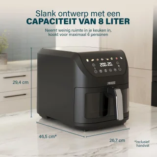 Princess SlimFry Airfryer 182257 8L digitaal touchscreen