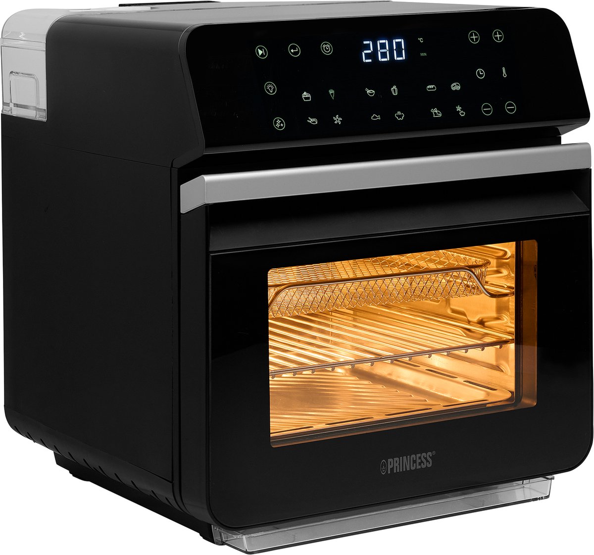 Princess Steam Airfryer Oven 182085 - Heteluchtfriteuse en stoomoven - 10 liter - Zwart