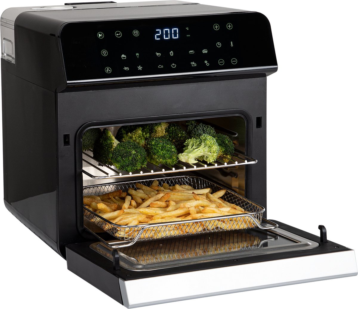 Princess Steam Airfryer Oven 182085 - Heteluchtfriteuse en stoomoven - 10 liter - Zwart