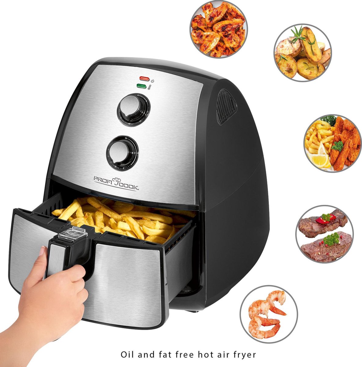ProfiCook FR 1115H Heteluchtfriteuse 3.5L