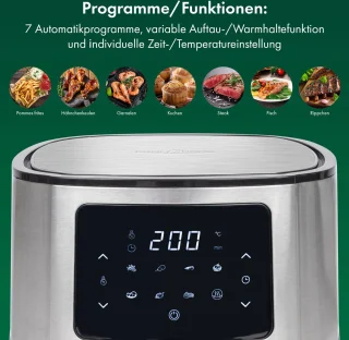 ProfiCook FR 1239 H Heteluchtfriteuse 5,5L 1400W