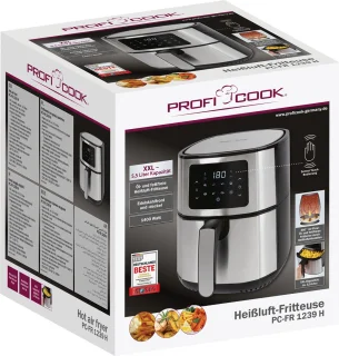 ProfiCook FR 1239 H Heteluchtfriteuse 5,5L 1400W