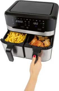 ProfiCook FR 1242 H Dubbele Heteluchtfriteuse 2x4,5L