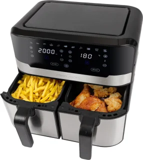 ProfiCook FR 1242 H Dubbele Heteluchtfriteuse 2x4,5L
