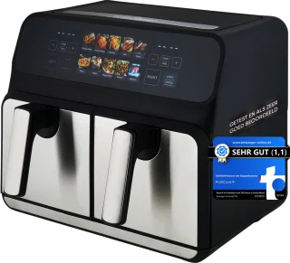 ProfiCook FR 1287 H Dubbele Heteluchtfriteuse 2x4L