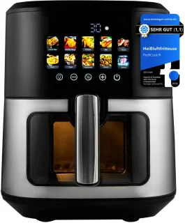 ProfiCook PC-FR 1286 H friteuse 6,5 l zwart/roestvrijstaal
