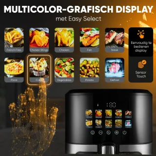 ProfiCook PC-FR 1286 H friteuse 6,5 l zwart/roestvrijstaal