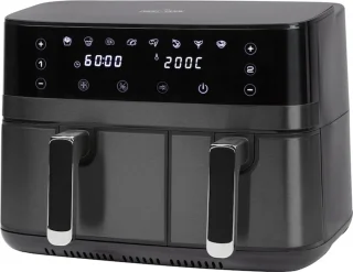 ProfiCook PC-FR1295H Dubbele Heteluchtfriteuse 9L