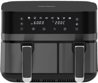 ProfiCook PC-FR1295H Dubbele Heteluchtfriteuse 9L