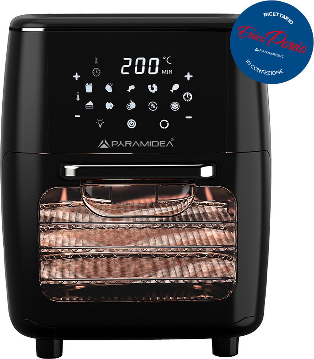 Pyramidea AF1208 Heteluchtfriteuse 12L Zwart