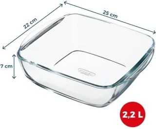 Pyrex Ovenschaal Vierkant 25x22x7 cm