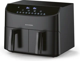 Rachs KOCHWERK Heteluchtfriteuse Dubbele Mand 7L Zwart