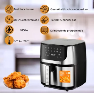 RAF Airfryer XL Heteluchtfriteuse 7,7 L