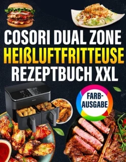 Receptenboek XXL voor heteluchtfriteuse met dubbele zone