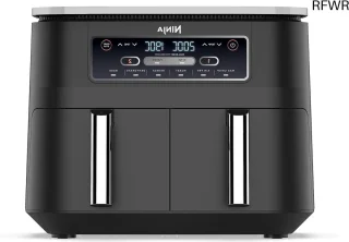 RFWR® Digitale Airfryer 2-laden 7,6L